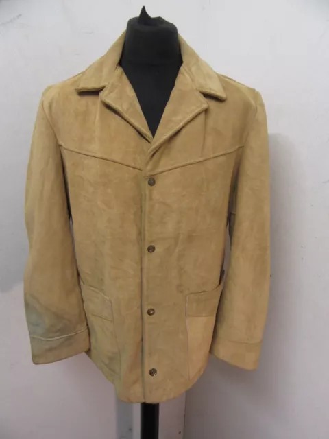 Vintage 70Er Schott Western Lederjacke Grösse 42