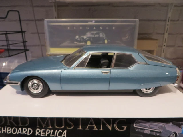 Norev 1/43 – Citroën SM 1970 Bleue – Miniature Collection état Neuf
