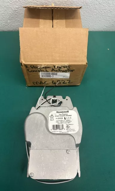 Honeywell H-2000B Two position Direct Coupled Actuator120V New Open Box