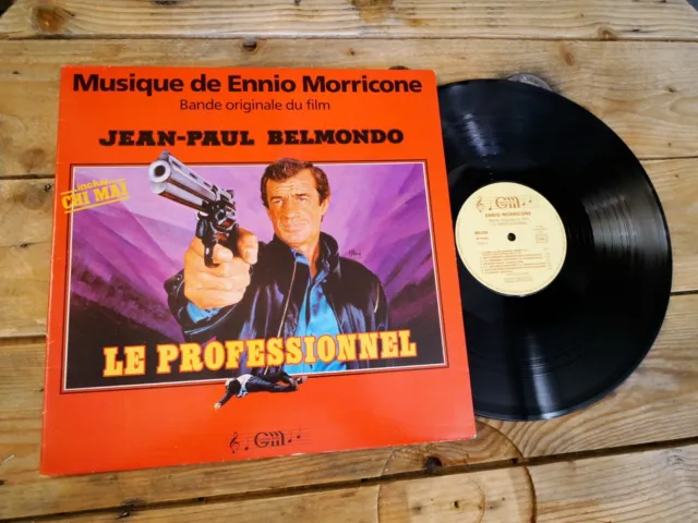 Ennio Morricone Bof Le Professionnel Belmondo Lp 33T Vinyle Ex Cover Ex 1981