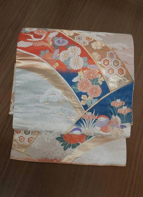 Kimono Visiting dress Pure Silk Fukuro Obi Women'S  Colored Tomesode Homongi Bla