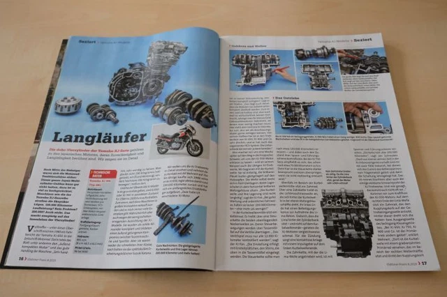 OLDTIMER PRAXIS 2981) Yamaha XJ 900 98PS Motor seziert - ein ...