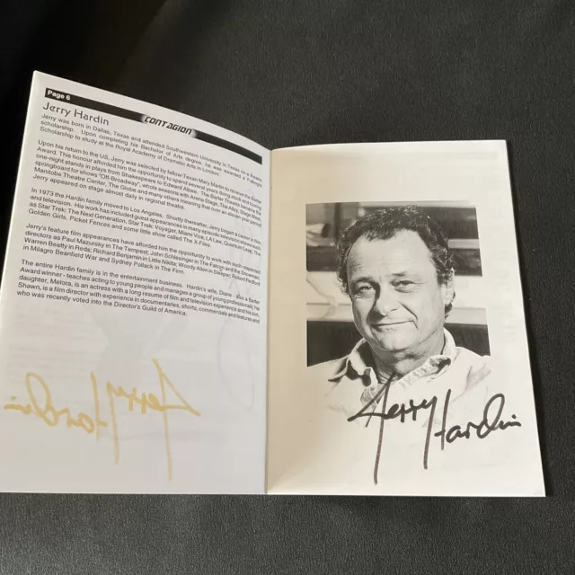 STAR TRECK Convention ‘96 Signed ~ John De Lancie, Jerry Hardin, Marnie Mosiman+