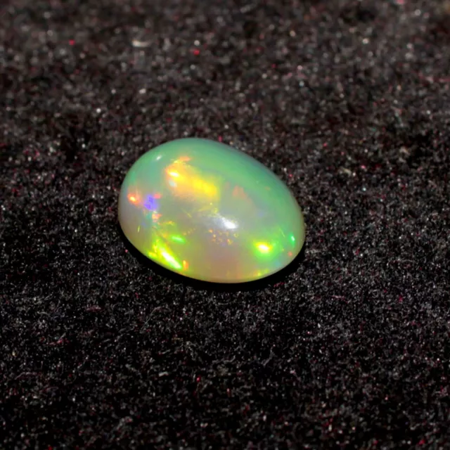 8 CT Big Natural Ethiopian Welo Fire Opal Oval Cabochon Loose Gemstone 16x12mm