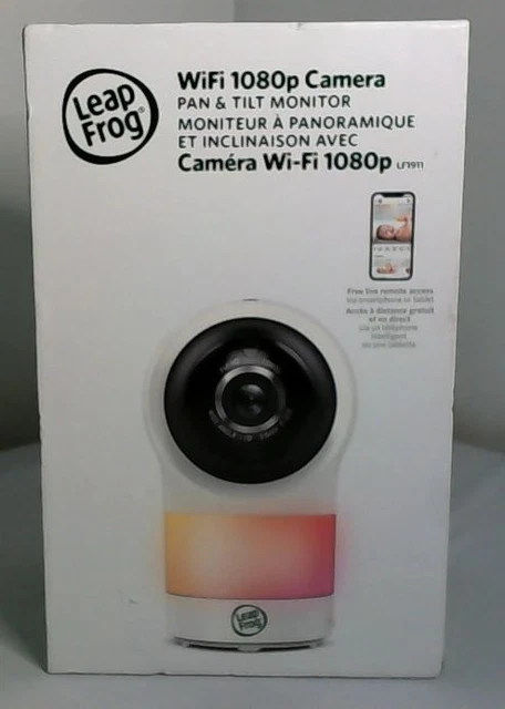 NEW OPEN BOX LeapFrog LF1911 Video Wi-Fi Baby Monitor Night Light Camera $99.97