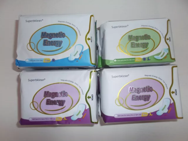 "Longrich Superbklean" Far Infrared Anion Antibacterial Sanitary Pads * 4 Pack.