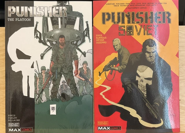 Punisher Max Soviet Platoon Garth Ennis TPB Lot