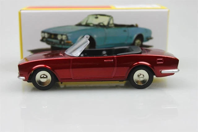 Peugeot 504 cabriolet Rouge foncé métal Dinky Toys 1423 Atlas 1/43 Neuf Boite