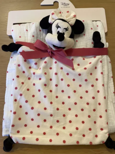 Disney Minnie Mouse Baby Girl Blanket & Comforter Set Gift New