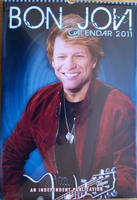 Bon Jovi Kalender 2011 Spiralbindung Format 30 x 42 cm 12 Poster zum Raustrennen