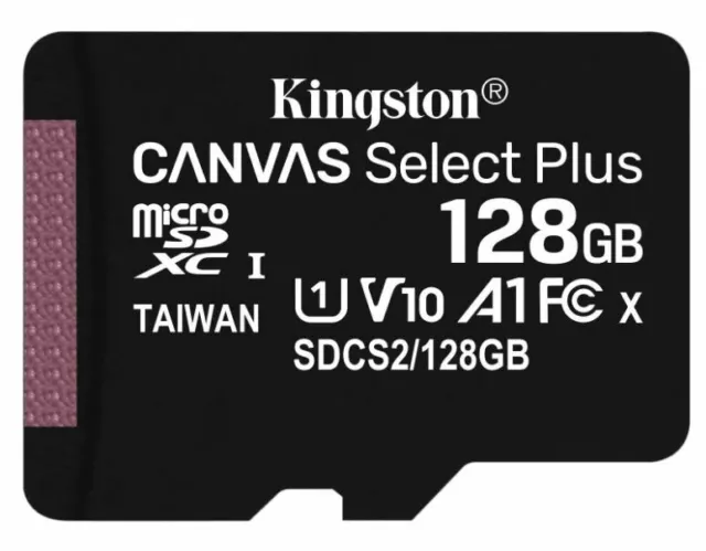 Kingston Micro SD Card 32GB 64GB 128GB Class 10 SDHC SDXC Phone Memory & Adapter