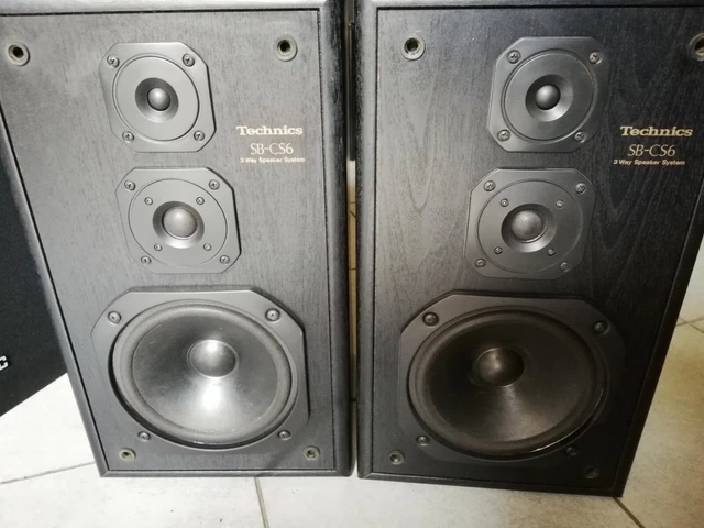 Enceintes Stereo Hi-Fi Augusta Box AB 412 - 3 Voies - Made In Italy - Occasion Rare Et Fonctionnelle