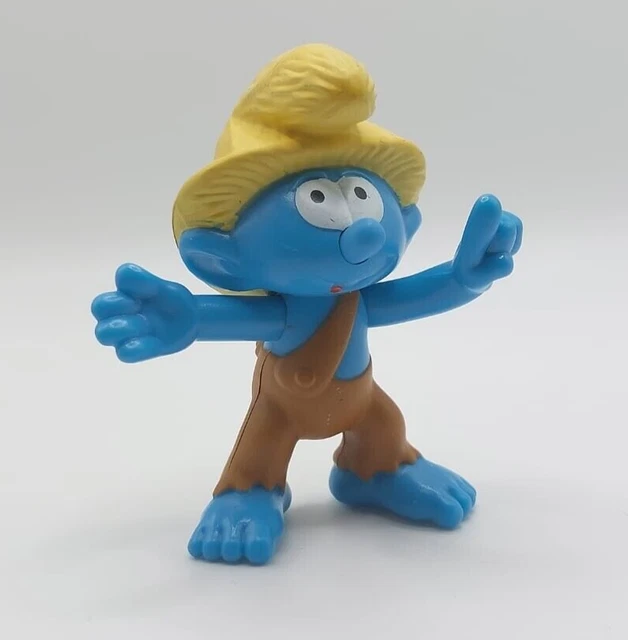 Figurine McDonald’s Schtroumpf Peintre — Édition 2018, Occasion Très Bon état