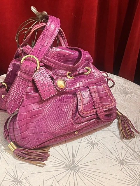 Cabas Lancel En Cuir Bleu - Modèle "1er Flirt" - Occasion - Sac Femme Spacieux Et Chic