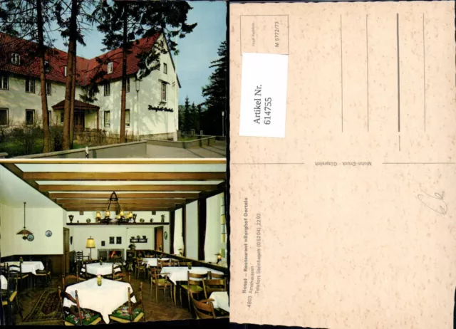 614755,Mehrbild Ak Amshausen Steinhagen Hotel Restaurant Berghof Oertel