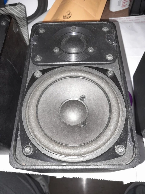 Enceinte Centrale Optimus – Boîtier En Bois Noire, Occasion Fonctionnelle