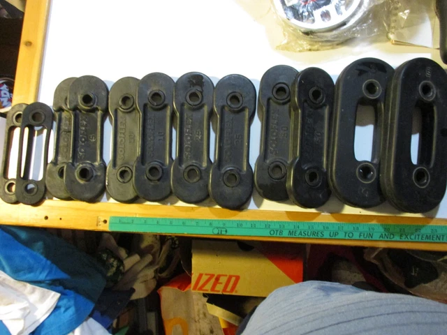 12 Soloflex Weight Bands 390 Lbs - 2x 100, 2x 50, 2x 25, 2x 10, 2x 5 plus 2x 5