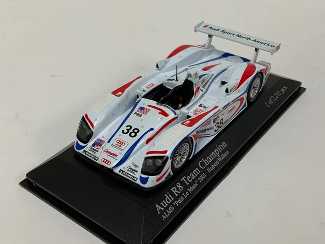 Minichamps 1/43 Audi R8 Le Mans 24 Hours 2001 winning car