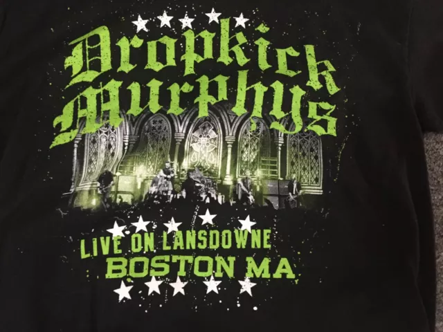 DROPKICK MURPHYS LIVE on LANSDOWNE - Boston MA St Patrick's Day Sz large