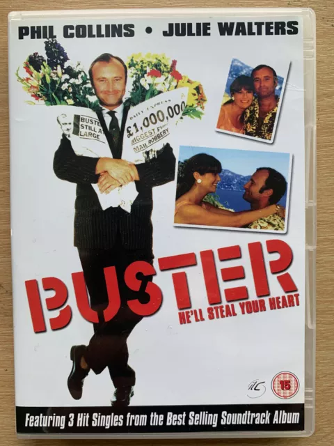 Buster DVD 1988 British Edwards Great Train Robbery Classic w/ Phil Collins Rare