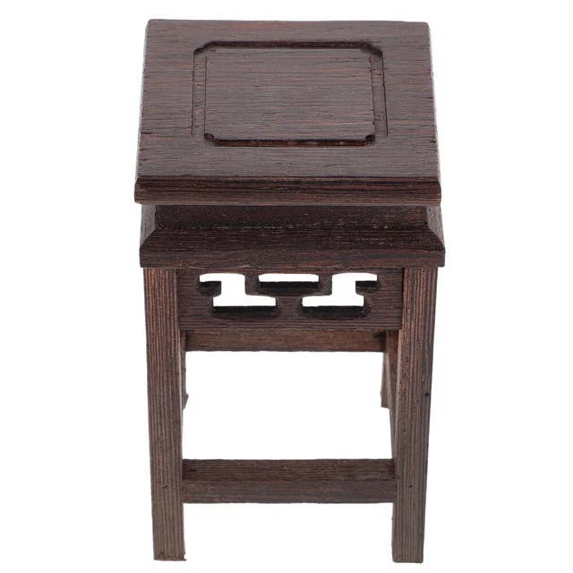 DOITOOL Wenge Holz Sockel - Display Basis Für Antiquitäten, Teesammlung & Kunstwerke