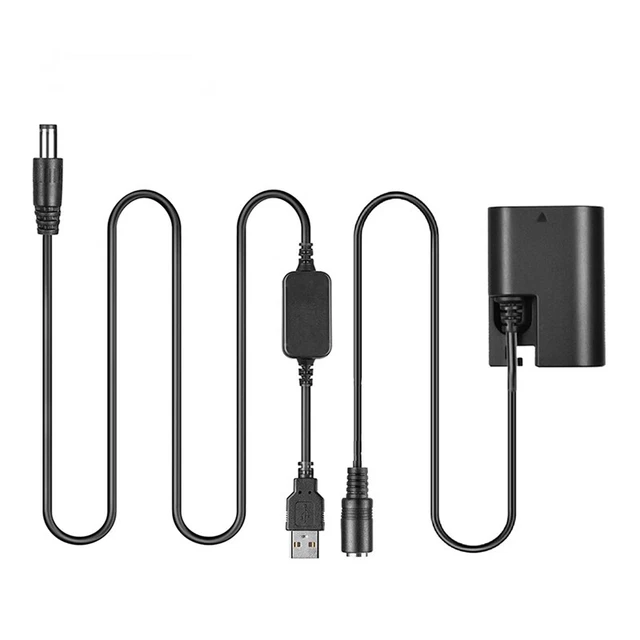 Kit adaptador USB de batería ficticia ACK-E6 DR-E6 LP E6N para 5D III II 6D 7T8