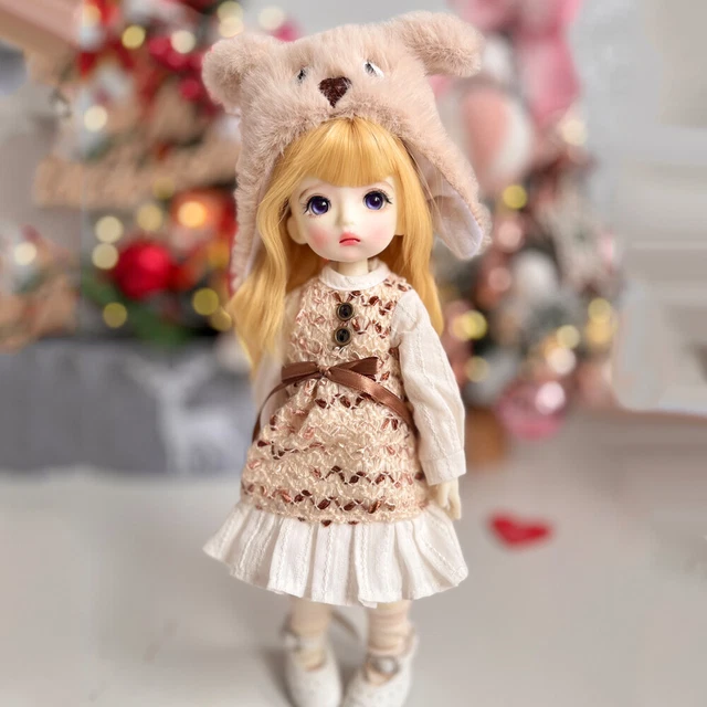 1/6 BJD Doll Cute Face Makeup 12" Height 30cm Ball Jointed Girl Dolls Kids Gift
