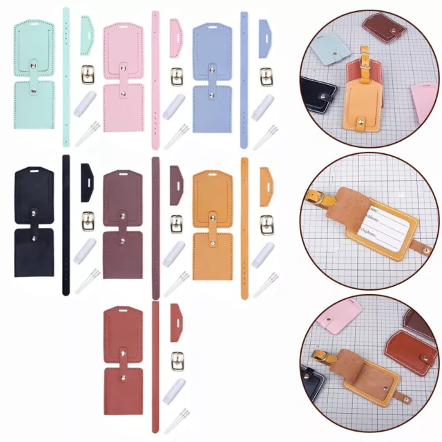 Beginners Baggage Tag DIY Sewing Set Storing Cards Sewing Set Baggage Tag