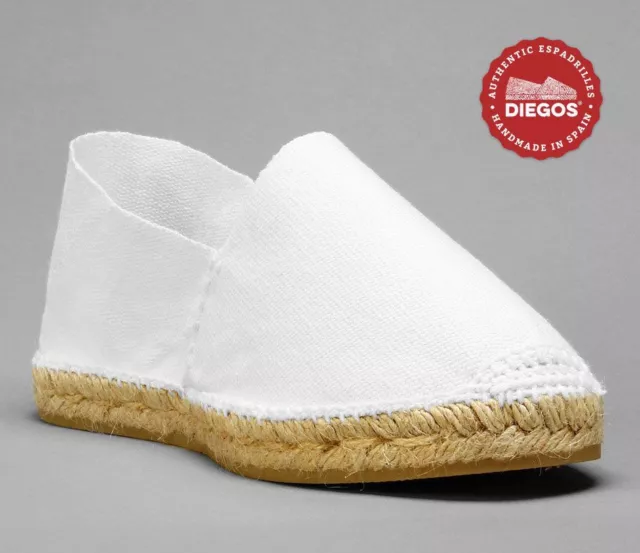 Authentic white espadrilles | Handmade in Spain | For both Men and women