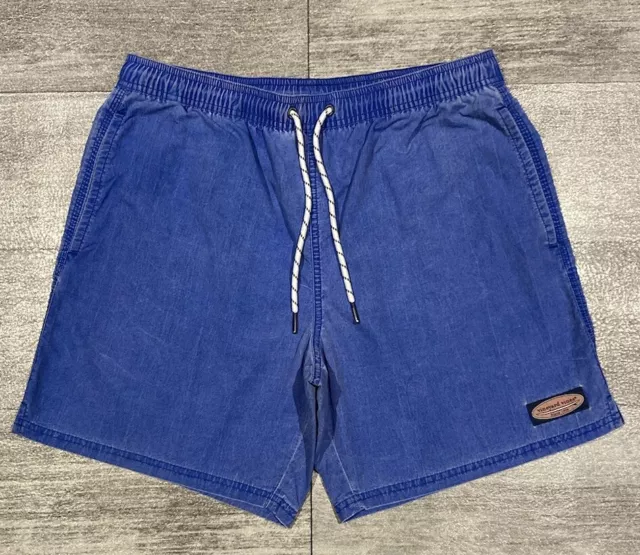 Vineyard Vines 7" Saltwater Washed Blue Island Swim Trunks 1M001144  Mens M