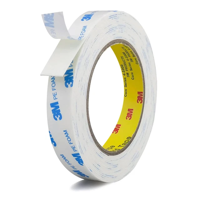 Nastro Biadesivo Forte 6mm X 30m - 3 Rotoli Per Casa E Ufficio - Foto 4