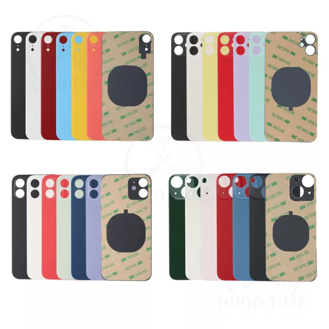 Back Glass Big Cam Cutout For iPhone XR X XS 11 Pro Max 12 Pro 13 Pro 14 Pro Lot