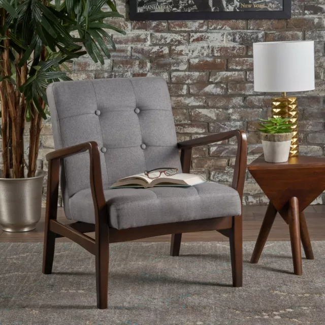 Gunther French-Style Contemporary Fabric Club Chair