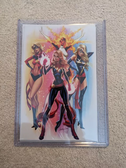 Captain Marvel #1 Cover F J SCOTT CAMPBELL Variant Sealed