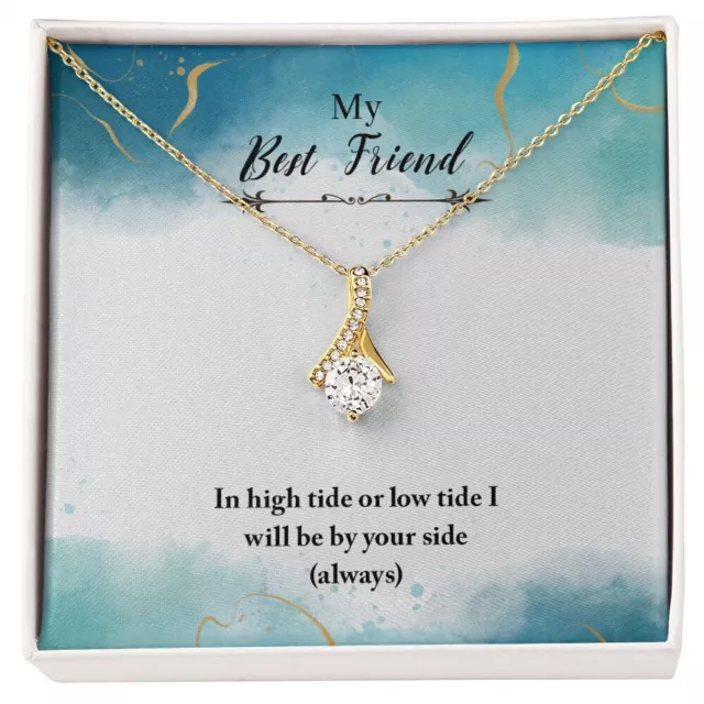 Bestes Freund-Geschenk Modeschmuck-Halskette für Frauen, Silber,...