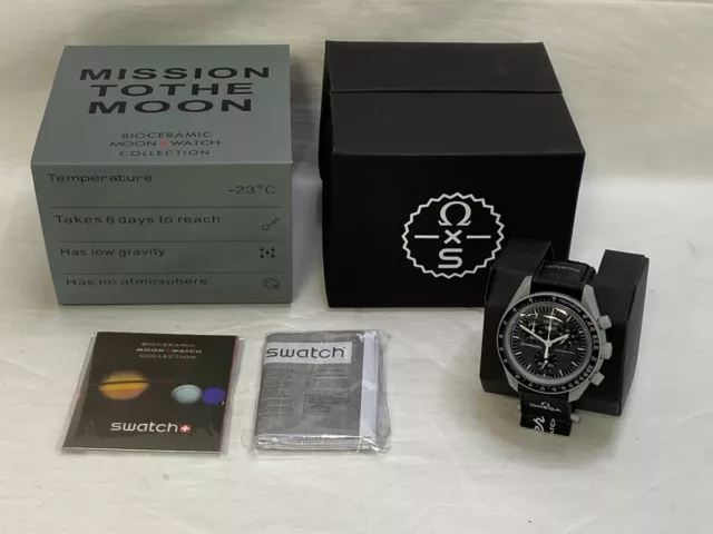 Omega Swatch Mission To The Moon Bioceramic Moonswatch (Tdw031813)