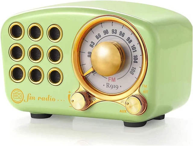 Bolsillo Radio Fm Compatible Retro Alta Sensibilidad Ancho Portátil Fácil Op