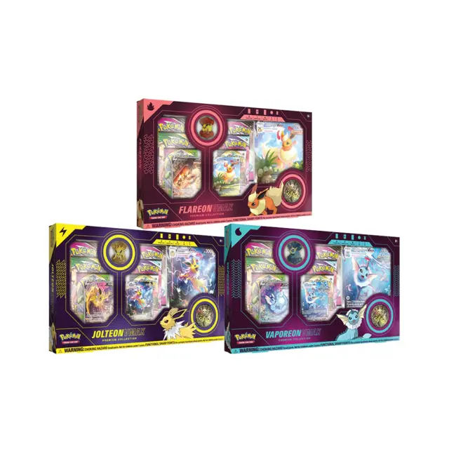 POKEMON EEVEE EVOLUTIONS Premium Collection Card Game (290-85174) $58. ...