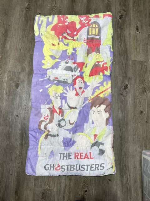 Vintage THE REAL GHOSTBUSTERS Containment Chamber Clear Pencil Bag 1987