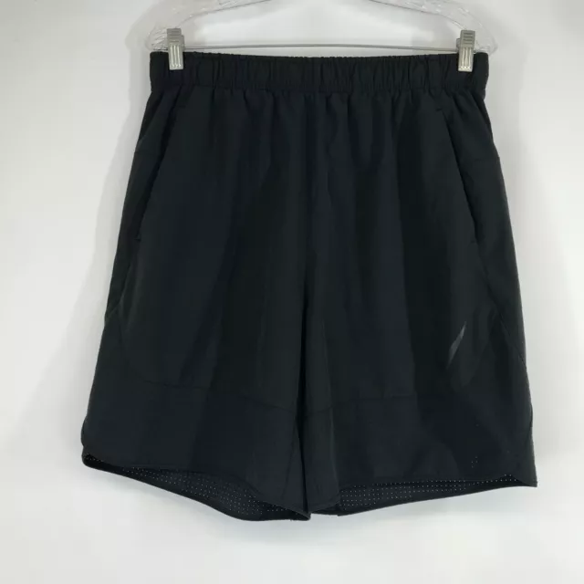 NIKE - MEN'S Large - Black Elastic Waist Activewear Shorts - 848796-010 ...