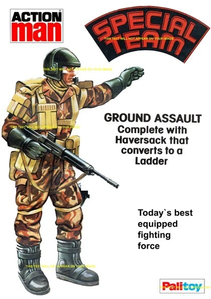 Action Force / Action Man - Véhicule Ground Assault (sans Boîte) - Palitoy