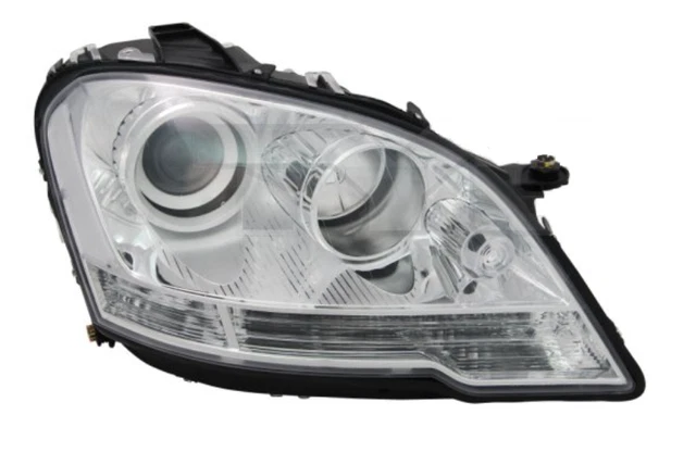 Kit 2 Phares Avant électriques Gauche + Droite Pour Mercedes C W204 S204 (2007-2010) - Halogène Chrome TYC