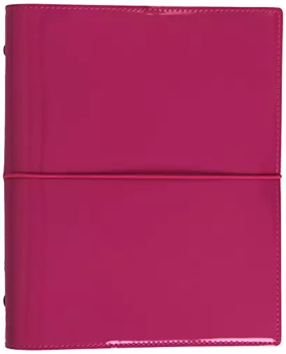 Filofax Domino Patent A5 Organiser Hot P Book NEUF