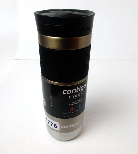 NEW Gold Contigo byron 20 oz. Snapseal Technology Leak-Proof Travel Mug - H4