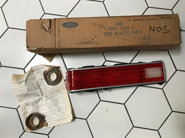 1978 Ford Granda (Mercury Monarch) Nos Taillight Lense
