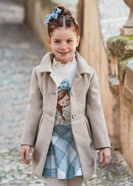 Cappotto bambina Mayoral elegante beige 9anni (134cm) cerimonia