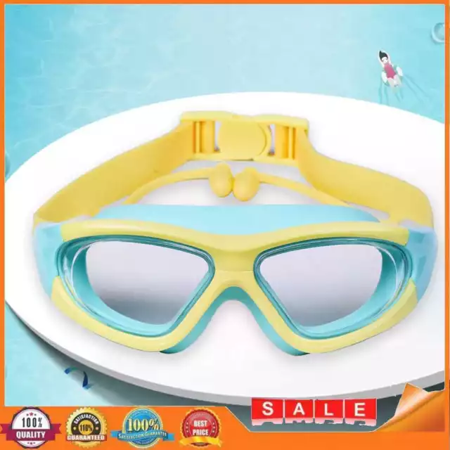 Kids Swimming Glasses Professional Kids Swim Goggles Soft Anti-Fog with Earplugs