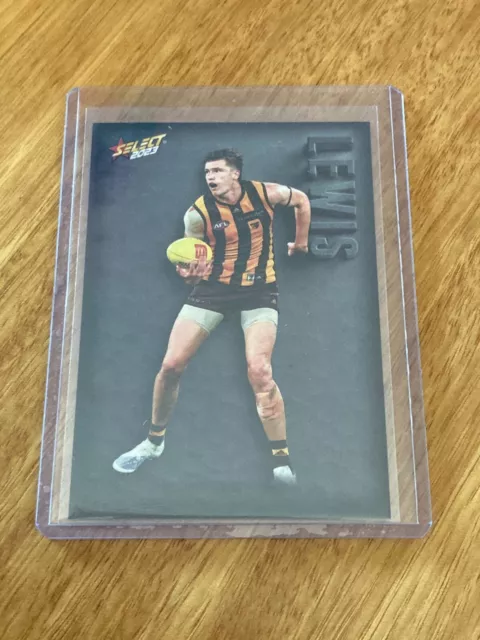 2023 Afl Select Footy Stars Carbon - Mitch Lewis - #117/195 Hawthorn Hawks