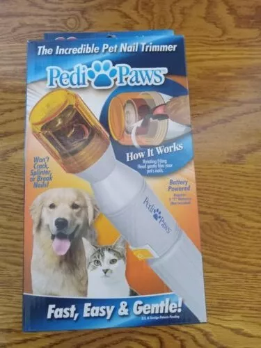 Pedi paws Pet Nail Trimmer for fast, easy, gentle nail care