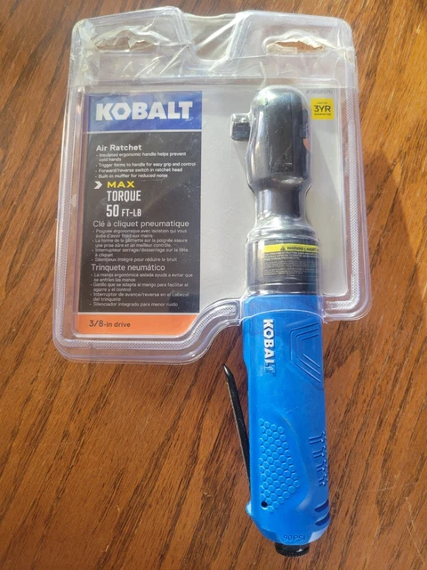 Kobalt 0858976 Max Torque 50ft-lb 3/8" Drive Air Ratchet SGY-AIR224